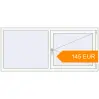 Pricing Tilt-and-Turn 1800x800 mm KORSA BRILLANT RAL 9016 Traffic white two-sided. Price: 144.8 EUR