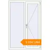 Pricing Tilt-and-Turn 1000x1500 mm KORSA BASE (Euro-Design 60) RAL 9016 Traffic white two-sided. Price: ₴5,034.18