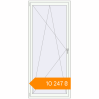 Pricing Tilt-and-Turn 1000x2300 mm KORSA BRILLANT RAL 9016 Traffic white two-sided. Price: ₴10,246.93