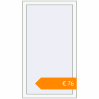 Pricing Tilt-and-Turn 695x1250 mm KORSA ENERGY-SAVING (SYNEGO MD) RAL 9016 Traffic white two-sided. Price: €76.08