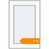 Pricing Tilt-and-Turn 325x500 mm KORSA BASE (Euro-Design 60) RAL 9016 Traffic white two-sided. Price: €14.11