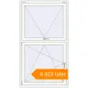 Pricing Tilt-and-Turn 1000x1800 mm KORSA BASE (Euro-Design 60) RAL 9016 Traffic white two-sided. Price: ₴6,923.21