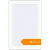 Pricing Tilt-and-Turn 400x600 mm KORSA BASE (Euro-Design 60) RAL 9016 Traffic white two-sided. Price: 18.02 EUR