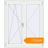 Pricing Tilt-and-Turn 1114x1340 mm KORSA STANDARD (Euro 70) RAL 9016 Traffic white two-sided. Price: 175.48 EUR