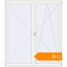 Pricing Tilt-and-Turn 2000x2300 mm KORSA STANDARD (Euro 70) RAL 9016 Traffic white two-sided. Price: $611.69