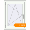 Pricing Tilt-and-Turn 600x800 mm KORSA STANDARD (Euro 70) RAL 9016 Traffic white two-sided. Price: ₴3,852.09