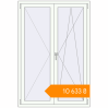 Pricing Tilt-and-Turn 1150x1700 mm KORSA STANDARD (Euro 70) RAL 9016 Traffic white two-sided. Price: ₴10,632.92