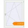 Pricing Tilt-and-Turn 1100x1500 mm KORSA RENOVATION (SYNEGO MD) RAL 9016 Traffic white two-sided. Price: ₴8,490.03