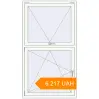 Pricing Tilt-and-Turn 1000x1800 mm KORSA BASE (Euro-Design 60) RAL 9016 Traffic white two-sided. Price: 6 216.79 UAH