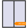 Pricing Tilt-and-Turn 1300x1500 mm KORSA ENERGY-SAVING (SYNEGO MD) BLACK_STRUCTURAL two-sided. Price: 262.54 USD