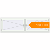 Pricing Tilt-and-Turn 2000x600 mm KORSA STANDARD (Euro 70) RAL 9016 Traffic white two-sided. Price: €182.77