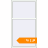 Pricing Tilt-and-Turn 1010x1850 mm KORSA STANDARD-RENOVATION (Euro 70) RAL 9016 Traffic white two-sided. Price: 177.52 EUR