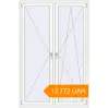 Pricing Tilt-and-Turn 1300x2000 mm KORSA ENERGY-SAVING (SYNEGO MD) RAL 9016 Traffic white two-sided. Price: ₴13,771.55