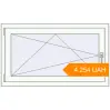 Pricing Tilt-and-Turn 1090x630 mm KORSA BASE (Euro-Design 60) RAL 9016 Traffic white two-sided. Price: ₴4,254.30