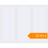 Pricing Tilt-and-Turn 3000x2400 mm KORSA STANDARD-RENOVATION (Euro 70) RAL 9016 Traffic white two-sided. Price: ₴25,960.89