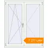 Pricing Tilt-and-Turn 1114x1340 mm KORSA STANDARD (Euro 70) RAL 9016 Traffic white two-sided. Price: ₴7,276.75