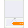 Pricing Tilt-and-Turn 1210x1730 mm KORSA STANDARD (Euro 70) RAL 9016 Traffic white two-sided. Price: €203.92