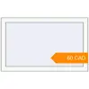 Pricing Tilt-and-Turn 950x580 mm KORSA BRILLANT RAL 9016 Traffic white two-sided. Price: 59.66 CAD