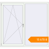 Pricing Tilt-and-Turn 1750x1620 mm KORSA ENERGY-SAVING (SYNEGO MD) RAL 9016 Traffic white two-sided. Price: ₴15,678.18