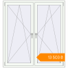 Pricing Tilt-and-Turn 1450x1570 mm KORSA STANDARD (Euro 70) RAL 9016 Traffic white two-sided. Price: ₴13,503.14