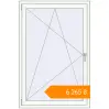 Pricing Tilt-and-Turn 1000x1500 mm KORSA BRILLANT RAL 9016 Traffic white two-sided. Price: ₴6,264.65
