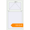 Pricing Tilt-and-Turn 760x1355 mm KORSA BASE (Euro-Design 60) RAL 9016 Traffic white two-sided. Price: 100.33 EUR