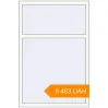 Pricing Tilt-and-Turn 1000x1500 mm KORSA ENERGY-SAVING (SYNEGO MD) RAL 9016 Traffic white two-sided. Price: ₴6,462.91