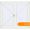 Pricing Tilt-and-Turn 1340x1230 mm KORSA BRILLANT RAL 9016 Traffic white two-sided. Price: €209.65
