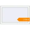 Pricing Tilt-and-Turn 950x580 mm KORSA BRILLANT RAL 9016 Traffic white two-sided. Price: ₴2,206.10