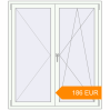 Pricing Tilt-and-Turn 1325x1535 mm KORSA BASE (Euro-Design 60) RAL 9016 Traffic white two-sided. Price: 185.78 EUR