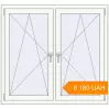 Pricing Tilt-and-Turn 1300x1200 mm KORSA BRILLANT RAL 9016 Traffic white two-sided. Price: ₴8,179.56