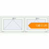 Pricing Tilt-and-Turn 1600x545 mm KORSA STANDARD (Euro 70) RAL 9016 Traffic white two-sided. Price: 138.35 EUR