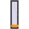 Pricing Tilt-and-Turn 600x2100 mm KORSA ENERGY-SAVING (SYNEGO MD) BLACK_STRUCTURAL two-sided. Price: ₴10,479.44