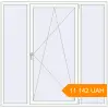 Pricing Tilt-and-Turn 1820x1800 mm KORSA BRILLANT RAL 9016 Traffic white two-sided. Price: ₴11,141.93