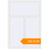 Pricing Tilt-and-Turn 1377x2032 mm KORSA ENERGY-SAVING (SYNEGO MD) RAL 9016 Traffic white two-sided. Price: 243.06 EUR