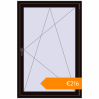 Pricing Tilt-and-Turn 1000x1500 mm KORSA BASE (Euro-Design 60) BLACK_BROWN two-sided. Price: €215.54