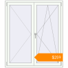 Pricing Tilt-and-Turn 1325x1535 mm KORSA BASE (Euro-Design 60) RAL 9016 Traffic white two-sided. Price: $258.66