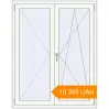 Pricing Tilt-and-Turn 1150x1450 mm KORSA ENERGY-SAVING (SYNEGO MD) RAL 9016 Traffic white two-sided. Price: ₴10,358.59