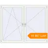 Pricing Tilt-and-Turn 2000x1600 mm KORSA ENERGY-SAVING (SYNEGO MD) RAL 9016 Traffic white two-sided. Price: ₴16,896.58