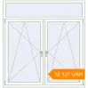 Pricing Tilt-and-Turn 1650x1745 mm KORSA BRILLANT RAL 9016 Traffic white two-sided. Price: ₴12,127.46