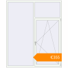 Pricing Tilt-and-Turn 1840x2225 mm KORSA STANDARD (Euro 70) RAL 9016 Traffic white two-sided. Price: €355.43