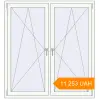 Pricing Tilt-and-Turn 1450x1570 mm KORSA STANDARD (Euro 70) RAL 9016 Traffic white two-sided. Price: ₴11,252.61