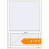 Pricing Tilt-and-Turn 1210x1730 mm KORSA STANDARD (Euro 70) RAL 9016 Traffic white two-sided. Price: ₴8,447.37