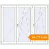 Pricing Tilt-and-Turn 1800x1500 mm KORSA ENERGY-SAVING (SYNEGO MD) RAL 9016 Traffic white two-sided. Price: ₴16,078.36
