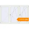 Pricing Tilt-and-Turn 1990x1290 mm KORSA BASE (Euro-Design 60) RAL 9016 Traffic white two-sided. Price: 9 012.78 UAH
