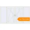 Pricing Tilt-and-Turn 2450x1430 mm KORSA STANDARD (Euro 70) RAL 9016 Traffic white two-sided. Price: ₴14,704.40
