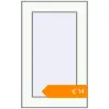 Pricing Tilt-and-Turn 310x500 mm KORSA BASE (Euro-Design 60) RAL 9016 Traffic white two-sided. Price: €13.74
