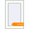 Pricing Tilt-and-Turn 325x500 mm KORSA BASE (Euro-Design 60) RAL 9016 Traffic white two-sided. Price: 14.11 EUR