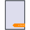 Pricing Tilt-and-Turn 1315x1920 mm KORSA BASE (Euro-Design 60) ANTHRACITE_GREY_STRUKTURAL two-sided. Price: ₴6,749.99