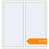 Pricing Tilt-and-Turn 1385x1490 mm KORSA BRILLANT RAL 9016 Traffic white two-sided. Price: €133.04